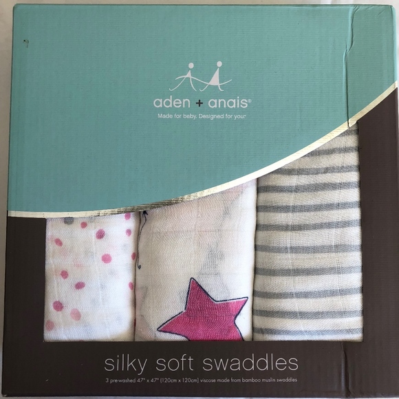 aden + anais Other - NEW ADEN + ANAIS Elephant start blush Swaddles